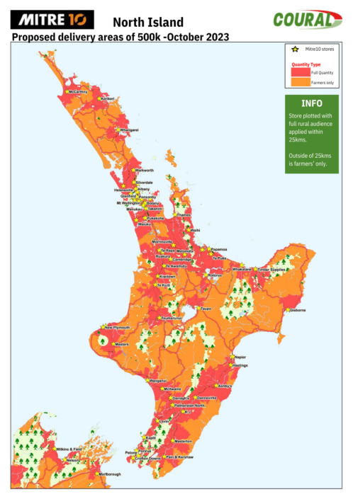 Good as Gold Media Coural Targeted RD Map